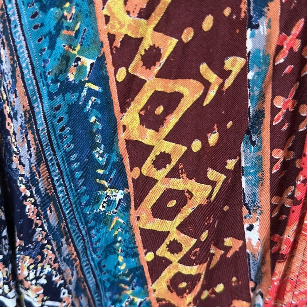 Angie Boho Kimono Batik Design MSRP $48 - Picture 3 of 10